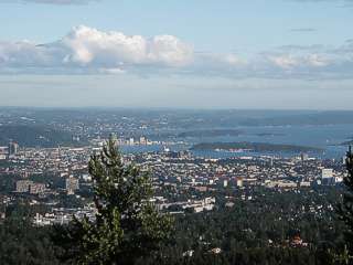 Vettakollen: Blick auf Oslo
