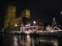 Weihnachtsmarkt in Oslo